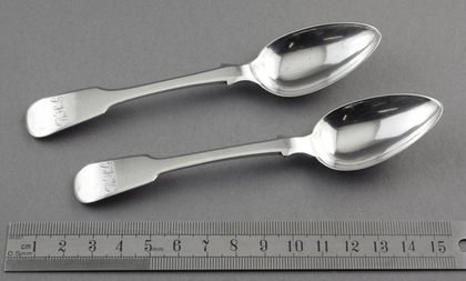 Cape Silver Tea Spoons (Pair) - JJ Vos